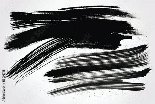 Grunge Brush strokes texture Background. Vector brush strokes texture. Distressed uneven grunge background. Abstract distressed vector illustration.