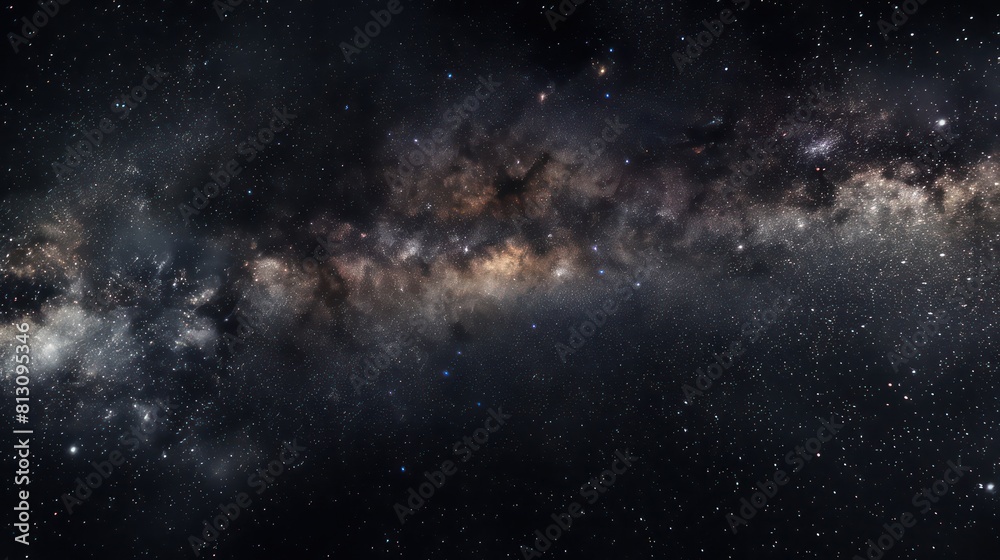 space background with swirling nebulae and stars