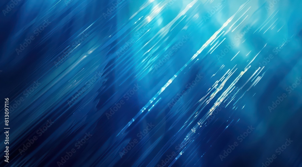 Abstract blue light rays background with glowing bokeh lights and lens flare, energy beams in the style of motion Abstract blue light rays background with glowing bokeh lights and lens flare, energy beams in the style of motion