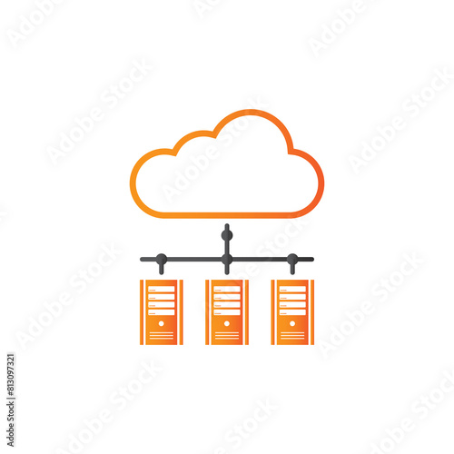 Cloud computing icon	