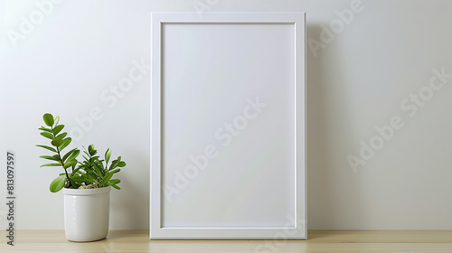 Warm sunset light gently illuminates a horizontal white frame on a sandy beach.