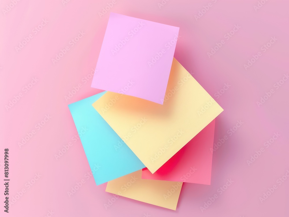 sticky notes icon illustration