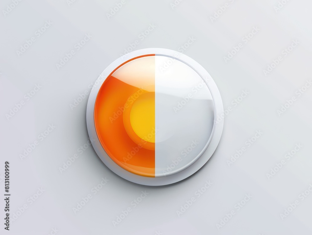UI button glossy colors, white background UI button glossy colors, white background