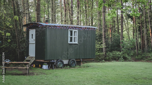 Shepard Hut in woods