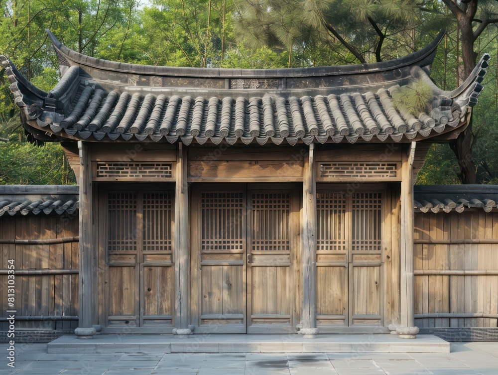 chinese wood house, ancient architecture chinese wood house, ancient architecture