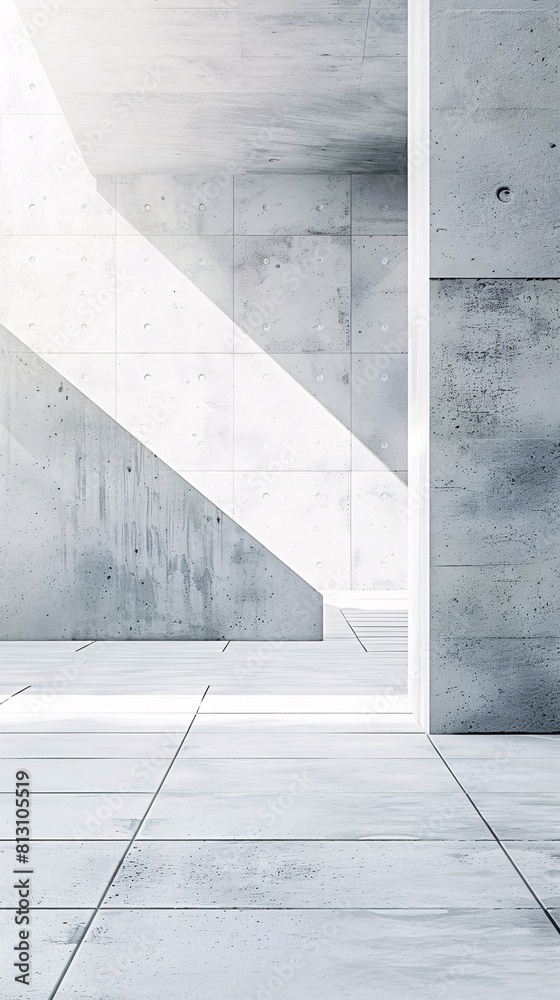 Minimalist geometric pattern background in white and gray Minimalist geometric pattern background in white and gray
