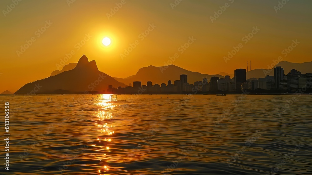 Sunset Over Rio de Janeiro's Coast Sunset Over Rio de Janeiro's Coast