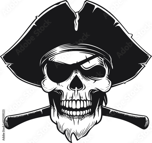 Pirate and sea theme icon