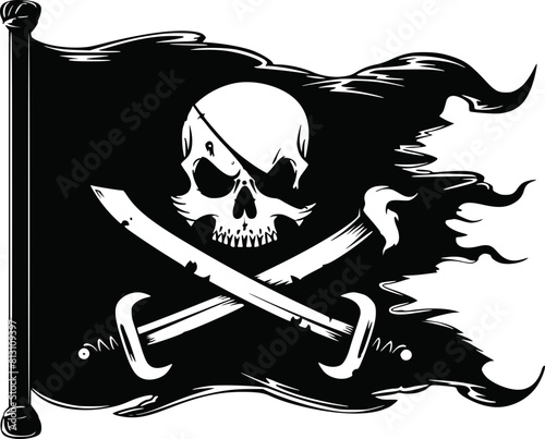 Pirate and sea theme icon