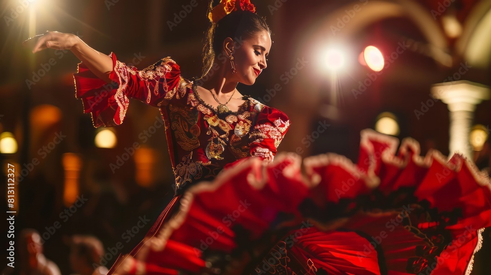 Fototapeta premium Flamenco Dancer in Seville