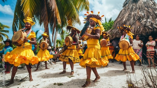 Garifuna Dancers in Belize