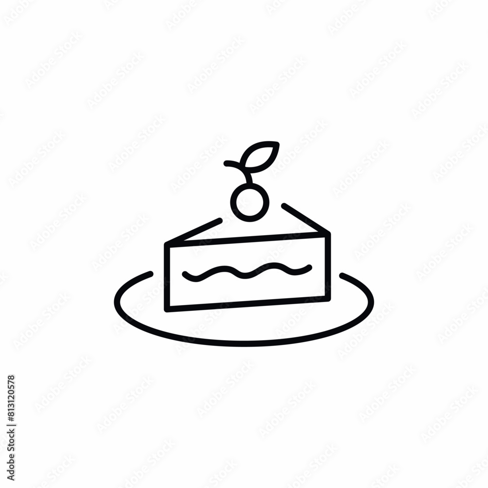 cake sweet pie piece icon cake sweet pie piece icon