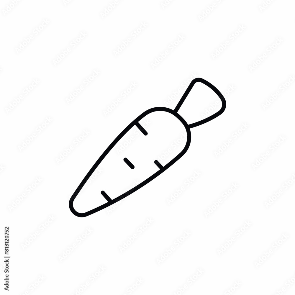 carrot vegetable food icon sign carrot vegetable food icon sign