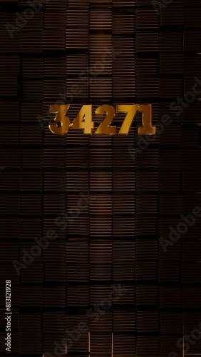 50k Vertical Art-Deco Celebration video introduction counter for the reaching 50000 subscribers, followers or likes. Also can be used in marketing, such: lottery, discounts and promotions.