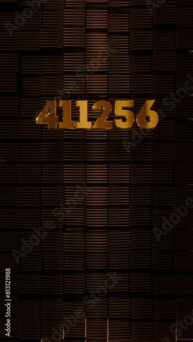 600k Vertical Art-Deco Celebration video introduction counter for the reaching 600000 subscribers, followers or likes. Also can be used in marketing, such: lottery, discounts and promotions.