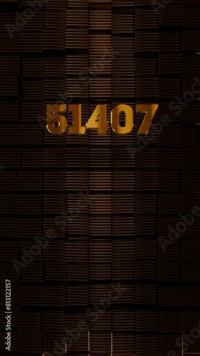 75k Vertical Art-Deco Celebration video introduction counter for the reaching 75000 subscribers, followers or likes. Also can be used in marketing, such: lottery, discounts and promotions.
