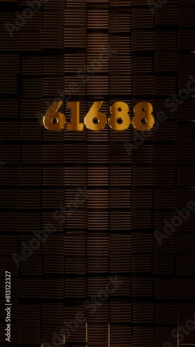 90k Vertical Art-Deco Celebration video introduction counter for the reaching 90000 subscribers, followers or likes. Also can be used in marketing, such: lottery, discounts and promotions.