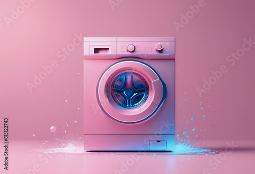 washing machine isolated