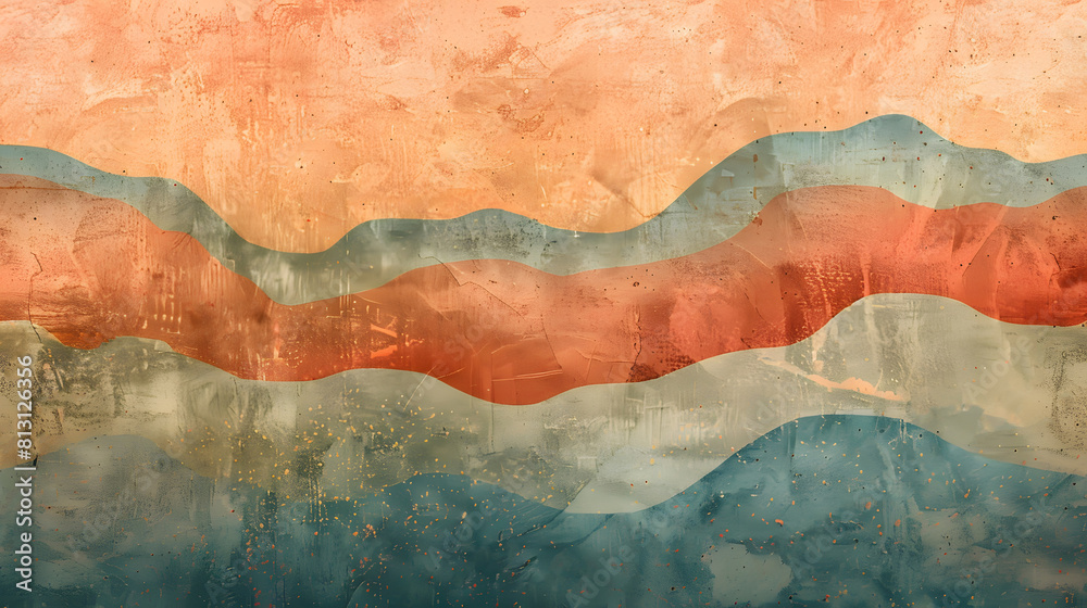 Fototapeta premium Desert Mirage Gradient Texture Background: Capturing Mystique of the Desert