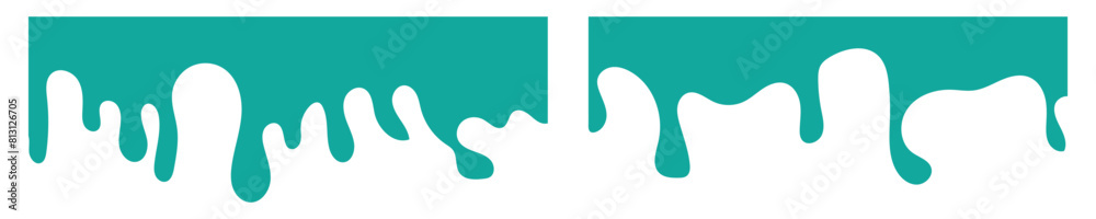 Set of separator headers, modern dividers shapes for bottom of the page web site Set of separator headers, modern dividers shapes for bottom of the page web site