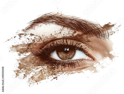 Close Up of a Persons Brown Eye