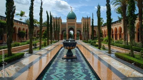 Beautiful Moroccan Architecture Inner Garden