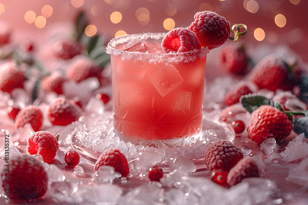 Fresh summer drinks cocktails with berries, fruits, ice and frost on glasses. Vacation open beach bar concept. Fresh summer drinks cocktails with berries, fruits, ice and frost on glasses. Vacation open beach bar concept.