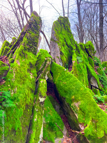 Obraz na płótnie northern sharp rocks w salonie