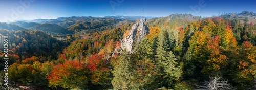 Obraz na płótnie The Sokilsky ridge in the Carpathians w salonie