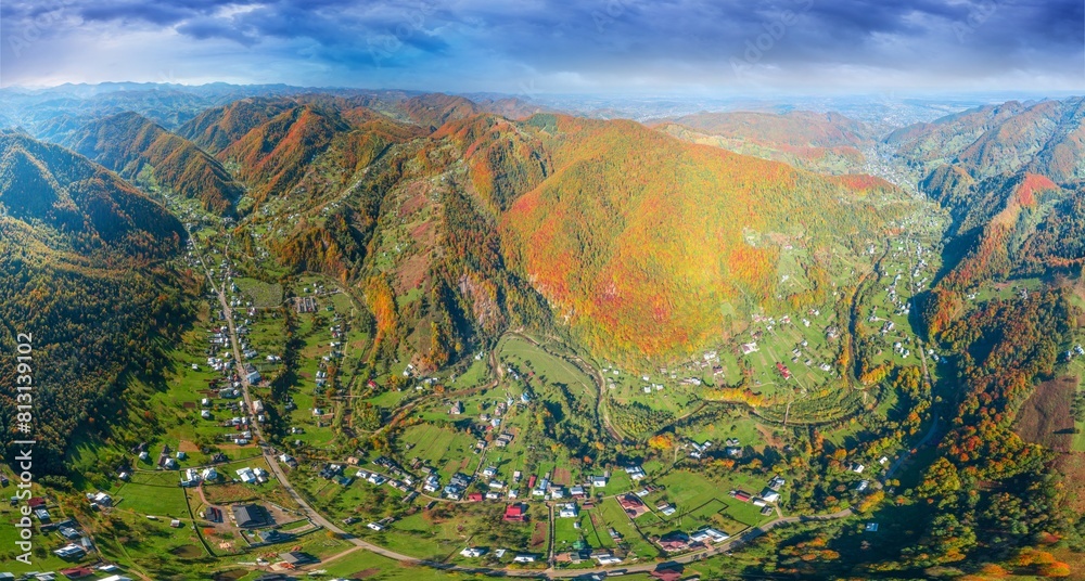 The Sokilsky ridge in the Carpathians
