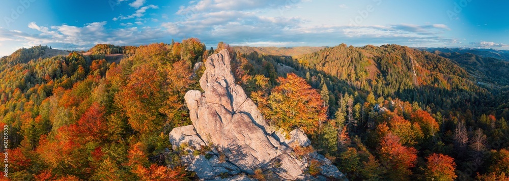 The Sokilsky ridge in the Carpathians