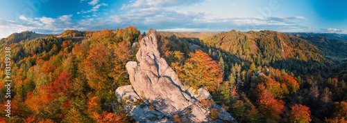 Obraz na płótnie The Sokilsky ridge in the Carpathians w salonie
