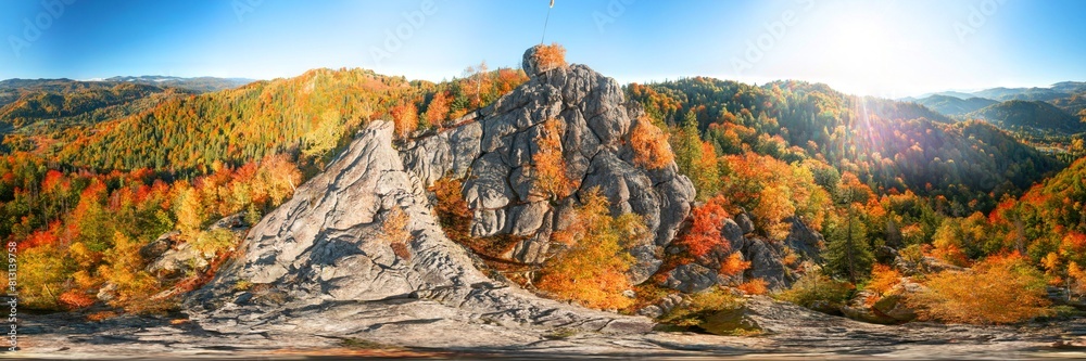The Sokilsky ridge in the Carpathians