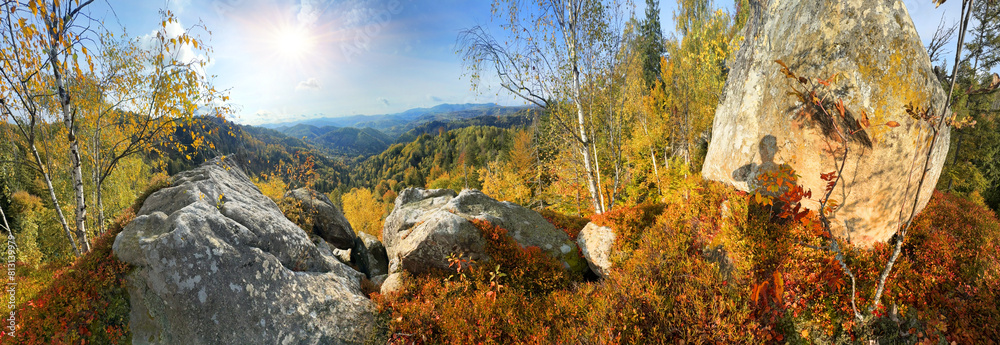 The Sokilsky ridge in the Carpathians