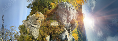 Obraz na płótnie The Sokilsky ridge in the Carpathians w salonie