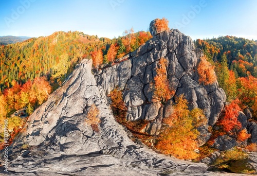 The Sokilsky ridge in the Carpathians photo