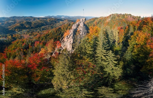 Obraz na płótnie The Sokilsky ridge in the Carpathians w salonie