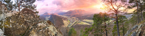 Obraz na płótnie The Sokilsky ridge in the Carpathians w salonie