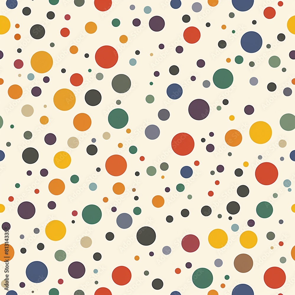 Vibrant Abstract Pattern with Colorful Dots Vibrant Abstract Pattern with Colorful Dots