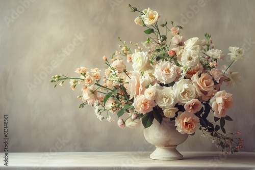 Elegant Floral Arrangement in a Vase