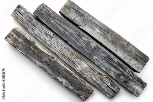 Rustic Wood Planks: A Collection of Weathered Pine Slabs