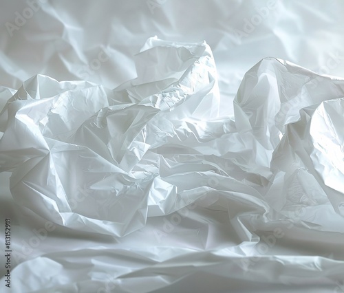 Crumpled Paper Art: A Study in Texture and Shape