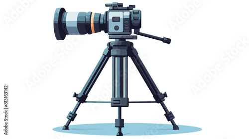 Professional photography equipment. Vector illustra