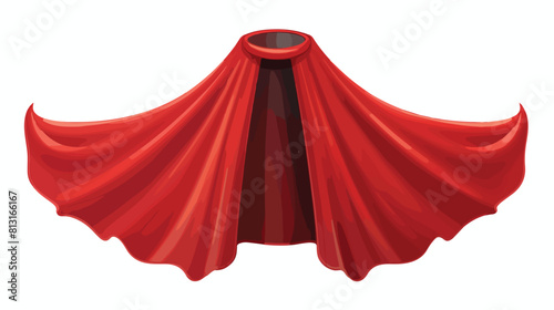 Realistic red cape for vampire or superhero costume