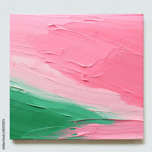 Wallpaper Mural simple pink and green abstract  Torontodigital.ca