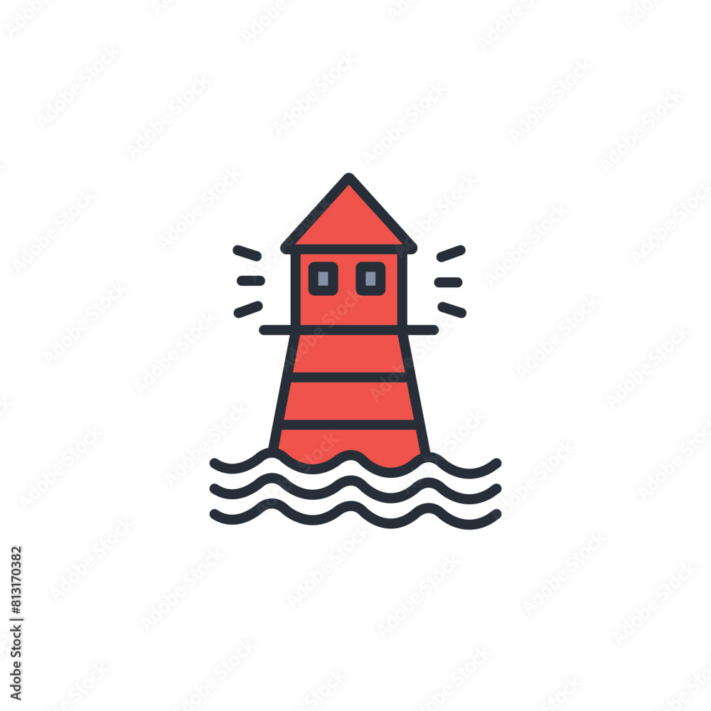 lighthouse icon. vector.Editable stroke.linear style sign for use web design,logo.Symbol illustration. lighthouse icon. vector.Editable stroke.linear style sign for use web design,logo.Symbol illustration.