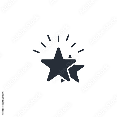 Sea Star icon. vector.Editable stroke.linear style sign for use web design,logo.Symbol illustration.