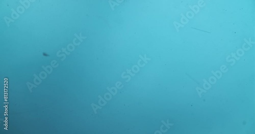 Dust Particles Moving Gently Underwater