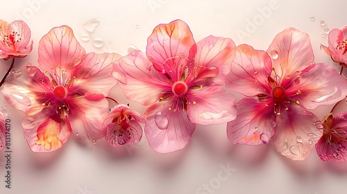 Wallpaper Mural Realistic nature floral background Torontodigital.ca