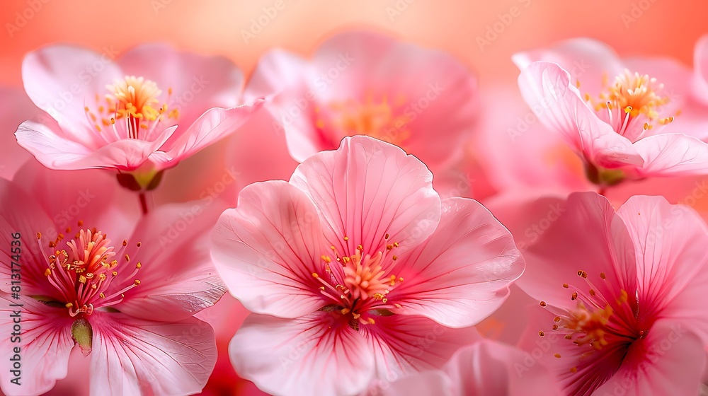 Realistic nature floral background Realistic nature floral background